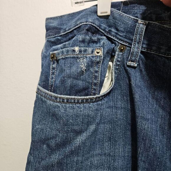 Banana Republic Men's Straight Leg Denim Jeans 36x32(Measures 39x33) - Picture 6 of 7